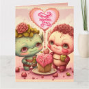 Search for monsters valentines day cards Zombie