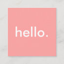 Search for coral business cards Modern