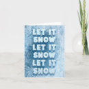 Search for fun winter cards Let it snow