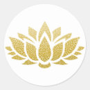 Search for gold lotus flower stickers Elegant