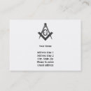 Search for freemason business cards Symbol