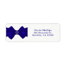 Search for blue ribbon return address labels Engagement
