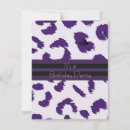 Search for leopard birthday invitations Classy