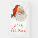 Search for vintage christmas banners Santa claus