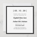 Search for minimalist wedding save the dates Stylish