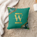 Search for emerald green cushions Gold glitter