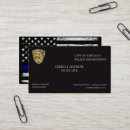 Search for thin blue line business cards Cop