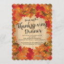 Search for autumn leaves thanksgiving invitations Wood