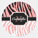 Search for monogram zebra stickers Cute