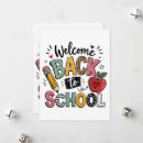 Search for welcome back to school cards First day of school