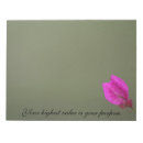 Search for inspirational quotes notepads Pink