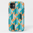 Search for teal and orange iphone cases Geometric