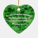 Search for irish blessing christmas tree decorations Shamrocks