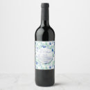 Search for blueberry wine labels Watercolor