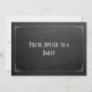 Search for art deco border invitations Black
