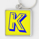 Search for alphabet a key rings Monogrammed