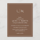 Search for monogrammed vertical postcards Minimalist