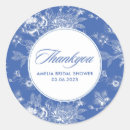 Search for something blue thank you stickers Vintage