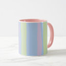 Search for modern pastel stripes mugs Pink