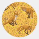 Search for orange fox stickers Woodland