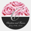 Search for letter c wedding stickers Roses