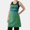 Search for modern retro aprons Blue