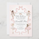 Search for dancing ballerina baby shower invitations For kids