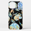 Search for white hydrangea iphone cases Blue