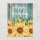 Search for yellow sunflower birthday cards Country