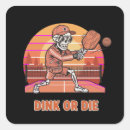 Search for funny pickleball stickers Retro