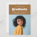 Search for brown graduation invitations Retro