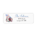 Search for 4th of july return address labels Independence day party