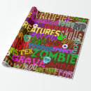 Search for horror movie wrapping paper Spooky