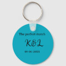 Search for date blue key rings Calligraphy typography elegant