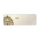 Search for pearl return address labels Gold