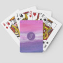 Search for abstract playing cards Monogrammed