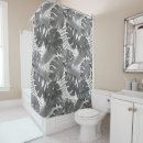 Search for tropical leaf shower curtains Monstera leaves