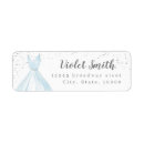Search for blue and silver return address labels Simple