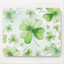 Search for 4 leaf mousepads Saint patricks day
