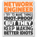 Search for computer network stickers Engineer