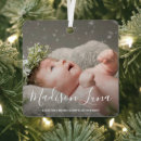 Search for birth announcement christmas tree decorations Elegant