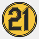 Search for gold number stickers Sports
