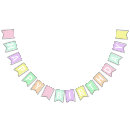 Search for green and purple bunting flags Pink