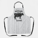 Search for butcher shop aprons Cow