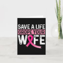 Search for save a breast cards Breast cancer warrior