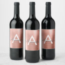 Search for gold foil wine labels Pink