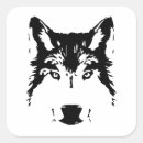 Search for wolf portrait stickers Face