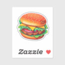 Search for burger cartoon stickers Fast food