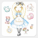 Search for alice in wonderland cheshire cat stickers White rabbit