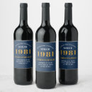 Search for 40th birthday wine labels Blue